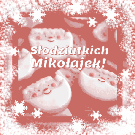 Ciasteczka z życzeniami na mikołajki